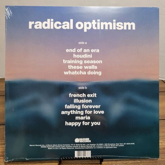 VINYL Dua Lipa - Radical Optimism - Sky Blue Vinyl NEW/SEALED - Picture 3 of 4
